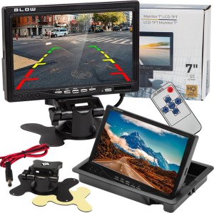 Blow MONITOR 7" do kamery cofania LCD TFT Blow z 2 wejściami AV 9