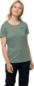 Jack Wolfskin Jack Wolfskin Tech Tee W 1807122-4151 Zielone S 1