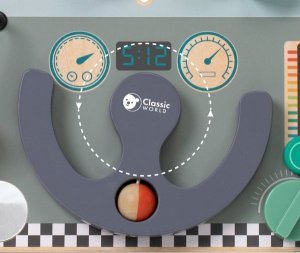 Classic World Tablica Manipulacyjna Wielofunkcyjna 6w1 Podróżowanie 5