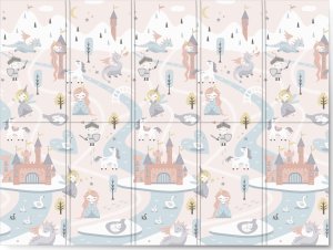 Nukido Mata piankowa składana 200 x 150 x 1 cm Nukido NK-341 9