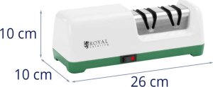 Royal Catering Ostrzałka do noży elektryczna diamentowa 2 poziomy 20 W Ostrzałka do noży elektryczna diamentowa 2 poziomy 20 W 5