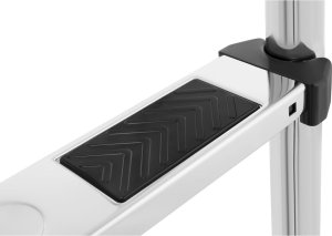 Uniprodo Drabinka do basenu ze stali nierdzewnej 4 stopnie 1820 mm Drabinka do basenu ze stali nierdzewnej 4 stopnie 1820 mm 4