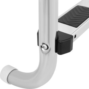 Uniprodo Drabinka do basenu ze stali nierdzewnej 4 stopnie 1820 mm Drabinka do basenu ze stali nierdzewnej 4 stopnie 1820 mm 5