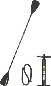 Gymrex Deska do pływania SUP pompowana dwukomorowa z akcesoriami 105 kg - jasnoniebieska Deska do pływania SUP pompowana dwukomorowa z akcesoriami 105 kg - jasnoniebieska 7