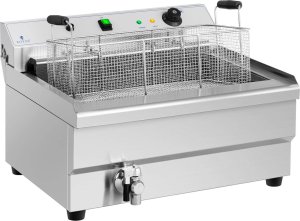 Royal Catering Smażalnik do pączków ryb frytek z ociekaczem 9000 W 30 l 400 V Smażalnik do pączków ryb frytek z ociekaczem 9000 W 30 l 400 V 4