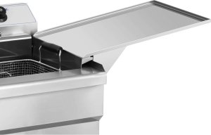 Royal Catering Smażalnik do pączków ryb frytek z ociekaczem 9000 W 30 l 400 V Smażalnik do pączków ryb frytek z ociekaczem 9000 W 30 l 400 V 5