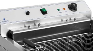 Royal Catering Smażalnik do pączków ryb frytek z ociekaczem 9000 W 30 l 400 V Smażalnik do pączków ryb frytek z ociekaczem 9000 W 30 l 400 V 6