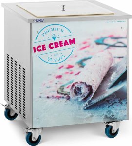 Maszynka do lodów Royal Catering Maszyna do lodów tajskich rolowanych płyta mrożąca 50 x 50 cm 600 W Maszyna do lodów tajskich rolowanych płyta mrożąca 50 x 50 cm 600 W 2