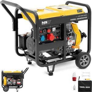 Agregat MSW Agregat prądotwórczy generator prądu Diesel 12.5 l 230/400 V 7500 W AVR Euro 5 Agregat prądotwórczy generator prądu Diesel 12.5 l 230/400 V 7500 W AVR Euro 5 1