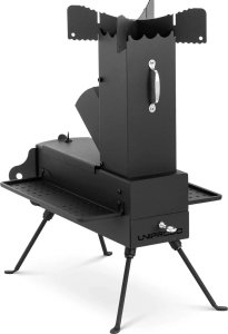 Uniprodo Piec rakietowy kuchenka polowa turystyczna składana Piec rakietowy kuchenka polowa turystyczna składana 2