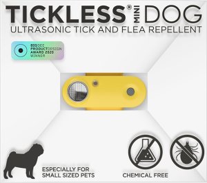 Tickless Tickless Pet Mini Ultradźwiękowa ochrona przed kleszczami - Marigold 1