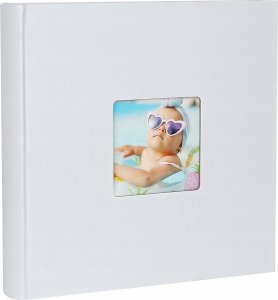 Sourcing Album WALTHER FA-208-BL Fun light blue 30x30/100 pages, white pages | corners/splits | book bound | photo in cover 1