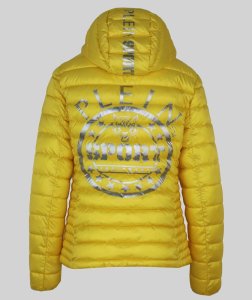 Plein Sport Markowa kurtka Plein Sport model DPPS202 kolor Zółty. Odzież damska. Sezon: Jesień/Zima 40 2