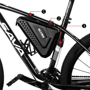 WildMan WILDMAN Etui/sakwa na ramę roweru ES19 uchwyt rowerowy czarna/black 7