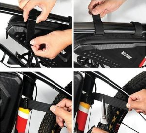 WildMan WILDMAN Etui/sakwa na ramę roweru ES19 uchwyt rowerowy czarna/black 9