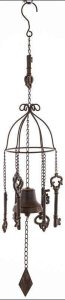 Art-Pol Dzwonek Wiszący metalowy Wietrzny Ozdoba Ogród 3