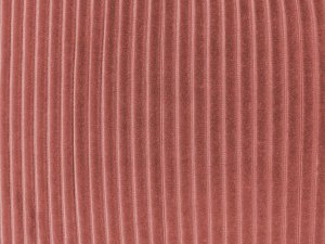 Beliani Puf sztruksowy 50 x 50 x 30 cm jasnoczerwony MUKKI 6