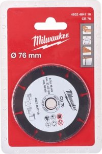 Milwaukee Carbide disc MILWAUKEE CB 76 76x10mm 1