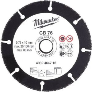 Milwaukee Carbide disc MILWAUKEE CB 76 76x10mm 2