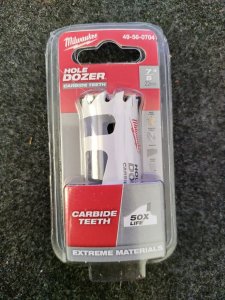 Milwaukee OTWORNICA HOLE DOZER 22mm Z WĘGLIKIEM 2