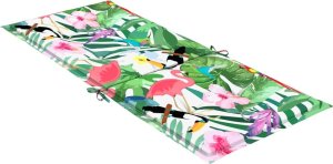 vidaXL Poduszki na krzesła ogrodowe, 4 szt., kolorowe, tkanina 6