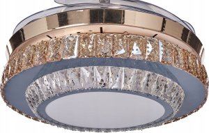 Wentylator Beliani Wentylator sufitowy złoty ASHLEY 5