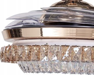 Wentylator Beliani Wentylator sufitowy złoty ASHLEY 9