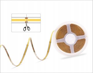 Taśma LED ECOLIGHT2 Ecolight EC20092 taśma LED COB IP20 9W/m 990lm/W 4000K 50m 2