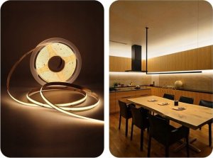 Taśma LED ECOLIGHT2 Ecolight EC20092 taśma LED COB IP20 9W/m 990lm/W 4000K 50m 3