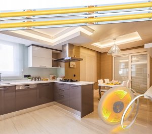 Taśma LED ECOLIGHT2 Ecolight EC20092 taśma LED COB IP20 9W/m 990lm/W 4000K 50m 6