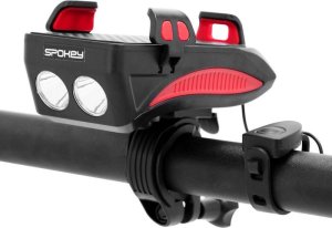 Spokey Lampka rowerowa z uchwytem na smartfona Spokey HOLDI 7