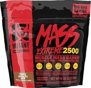 PVL PVL Mutant Mass Extreme 2500 Gainer, potrójna czekolada - 2720 g 1