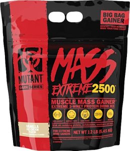 PVL PVL Mutant Mass Extreme 2500 Gainer, lody waniliowe - 5450 g 1