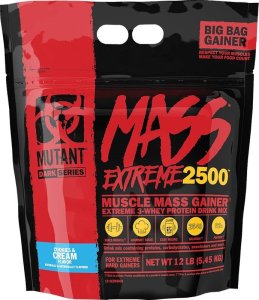 PVL PVL Mutant Mass Extreme 2500 Gainer, ciastko z kremem - 5450 g 1