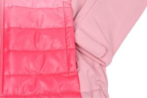 4f Kurtka przejściowa softshell z kapturem dla dziewczynki 4F jasny róż HJZ21 JSFD002 56S 164cm 6