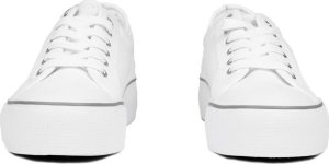 Kappa Buty damskie Kappa Boron Low PF biało-srebrne 243162 1015 40 5