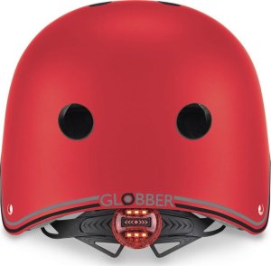 Globber Kask na rower rolki hulajnogę deskorolkę dziecięcy Globber Kids z tylną lampką LED rozmiar XS/S kolor czerwony 505-102 3