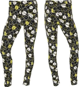 Puma Legginsy dla dzieci Puma x Smiley World AOP czarne 846977 01 140 1