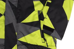 4f Kurtka narciarska dla chłopca 4F zielono-szaro-czarna HJZ22 JKUMN002 90S 134cm 5