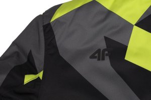 4f Kurtka narciarska dla chłopca 4F zielono-szaro-czarna HJZ22 JKUMN002 90S 134cm 8