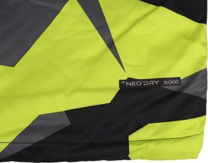 4f Kurtka narciarska dla chłopca 4F zielono-szaro-czarna HJZ22 JKUMN002 90S 134cm 10