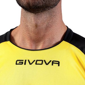 Givova Koszulka treningowa Givova Capo Interlock żółto-czarna MAC03 0710 XL 3