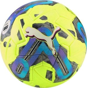 Puma Piłka nożna Puma Orbita 1 TB FIFA Quality Pro żółto-niebiesko-czarna 83774 02 5 1