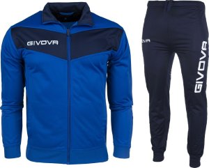 Givova Dres treningowy piłkarski komplet bluza spodnie Givova Tuta Visa Triacetato niebiesko-granatowy TR018 0204 XS 1