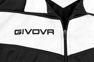 Givova Dres treningowy piłkarski komplet bluza spodnie Givova Tuta Visa Triacetato czarno-biały TR018 1003 2XS 2
