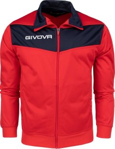 Givova Dres treningowy piłkarski komplet bluza spodnie Givova Tuta Visa Triacetato czerwono-granatowy TR018 1204 2XL 2