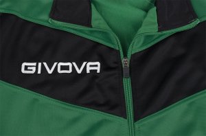 Givova Dres treningowy piłkarski komplet bluza spodnie Givova Tuta Visa Triacetato zielono-czarny TR018 1310 M 3