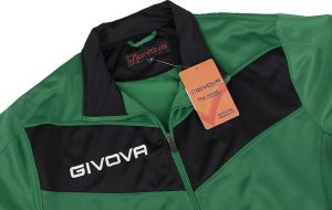 Givova Dres treningowy piłkarski komplet bluza spodnie Givova Tuta Visa Triacetato zielono-czarny TR018 1310 M 4