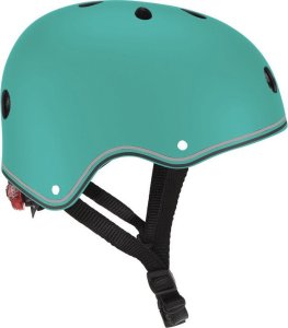 Globber Kask na rower rolki hulajnogę deskorolkę dziecięcy Globber Kids z tylną lampką LED rozmiar XS/S kolor szmaragdowy 505-107 2