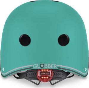 Globber Kask na rower rolki hulajnogę deskorolkę dziecięcy Globber Kids z tylną lampką LED rozmiar XS/S kolor szmaragdowy 505-107 3